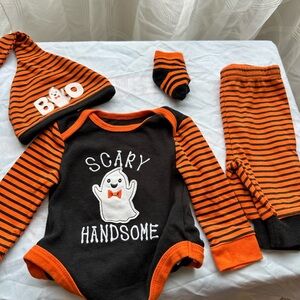 Halloween Baby Outfit with Hat and Pants